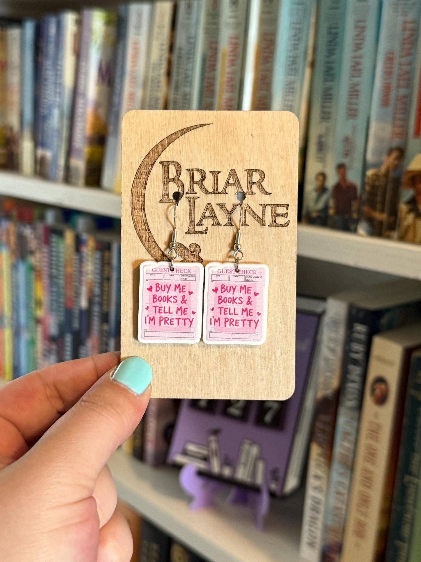 Book Lovers Reading Library Earrings