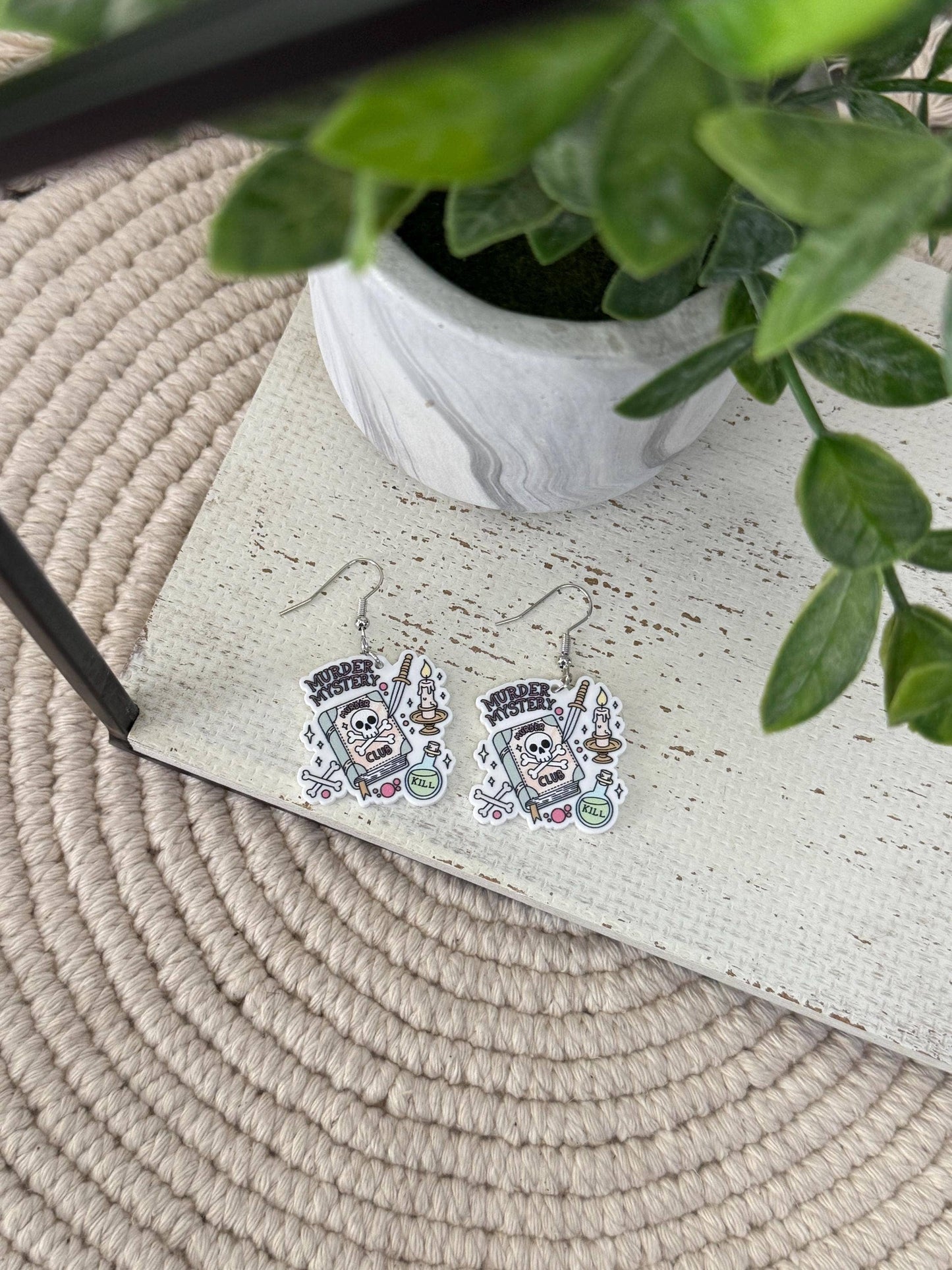 True Crime & Mystery Book Club Earrings #4