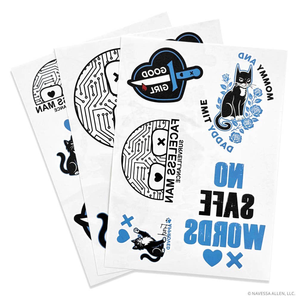 Lights Out Temporary Tattoos (15-Pack)