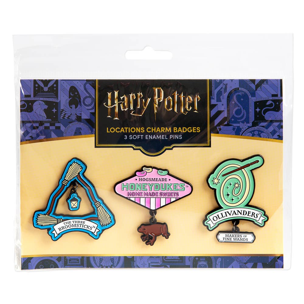 Harry Potter Locations Enamel Pins (3-Pack)