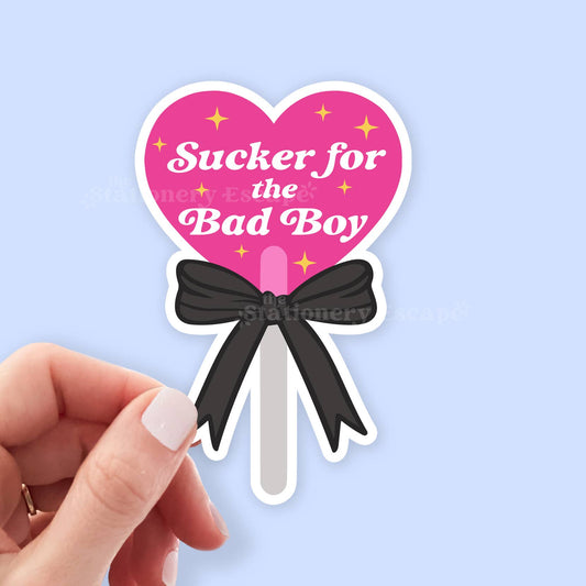 Sucker for the Bad Boy Lollipop Sticker