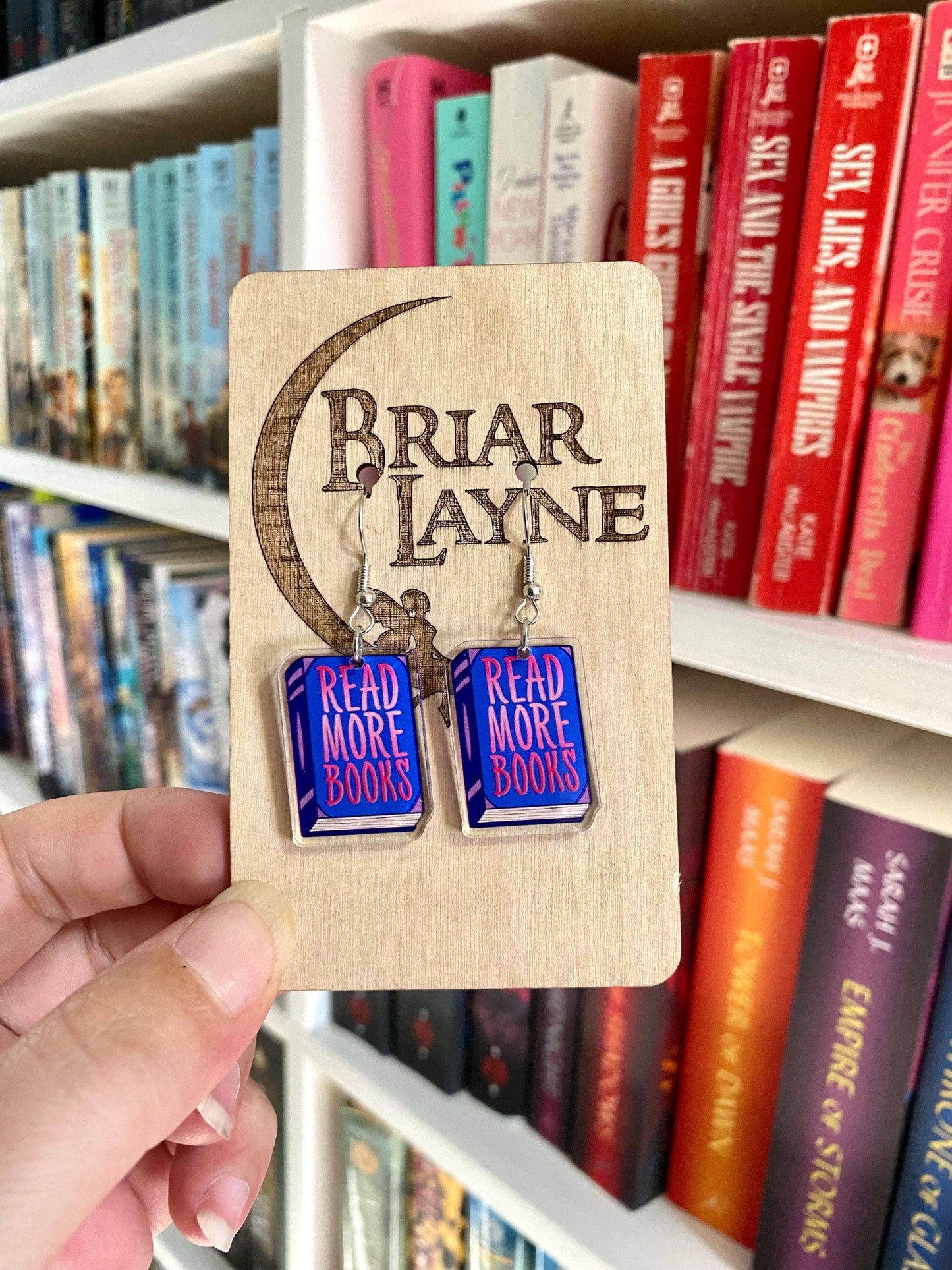 Read More Books Earrings for Book Lovers