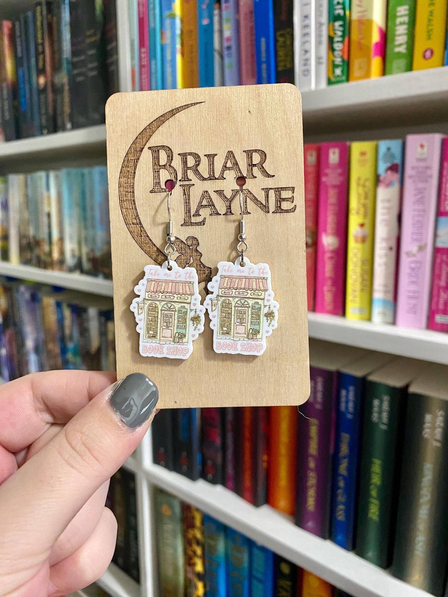 Bookstore Book Lovers Reader Library Earrings