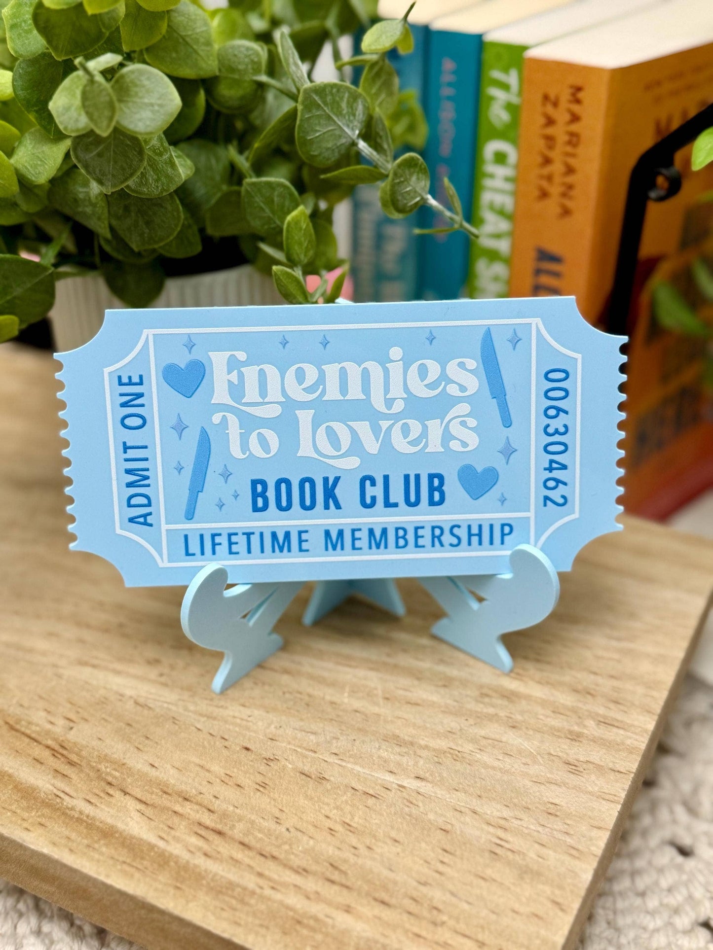 Enemies to Lovers Bookish Shelf Decor and Gifts