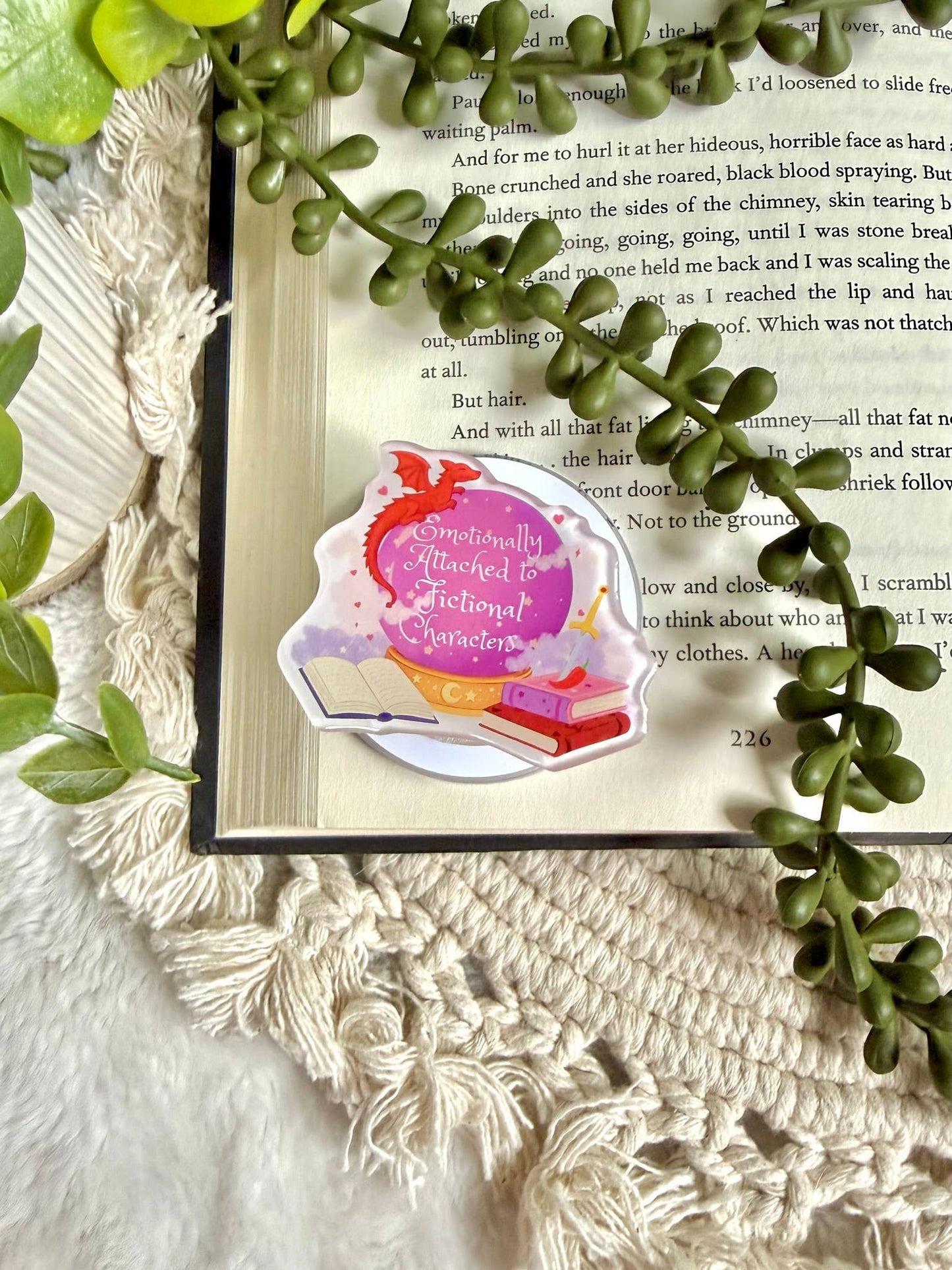 Fantasy Kindle Grip - Fantasy Phone Grip _ Romantasy Grip