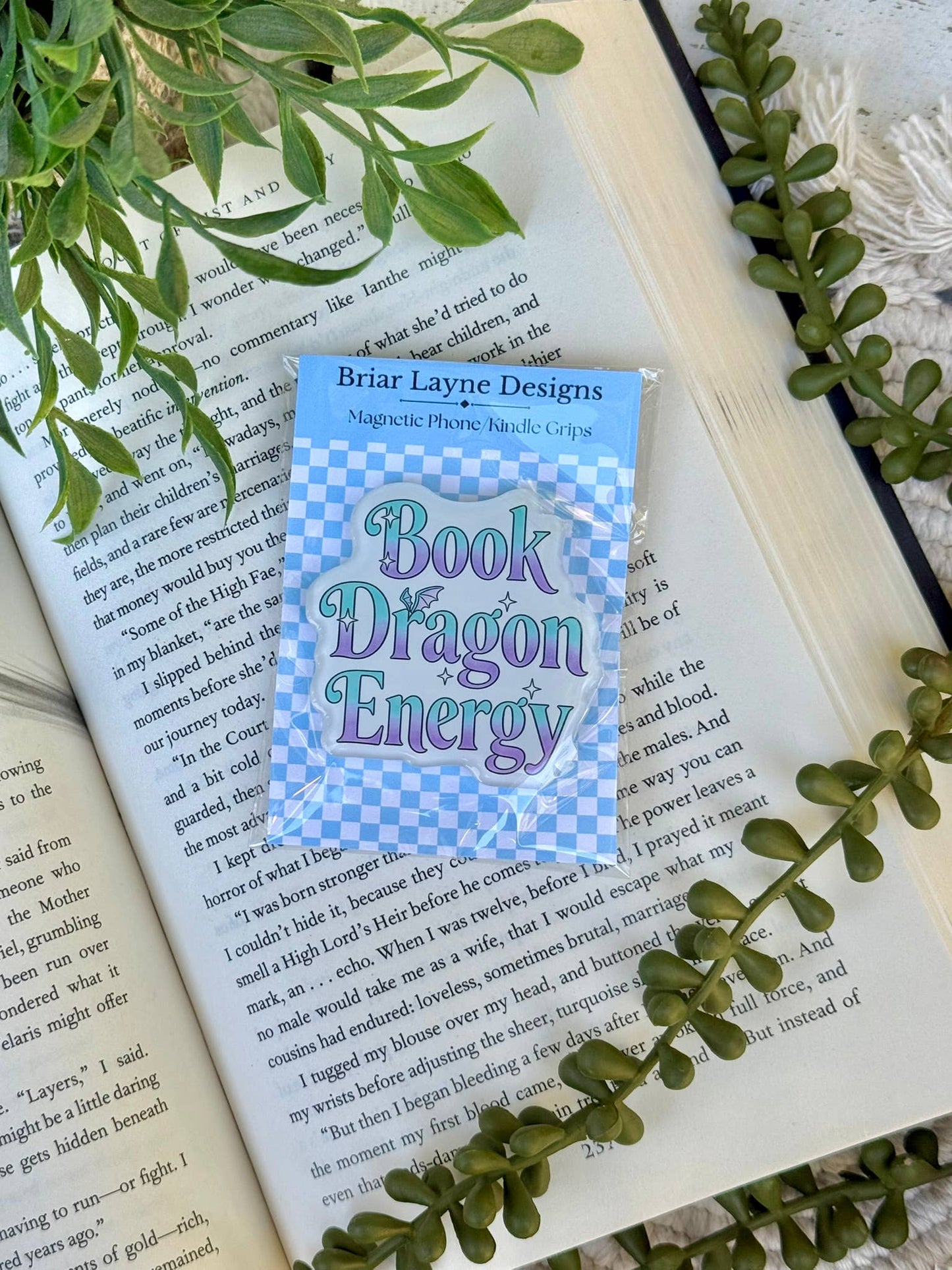 Fantasy Kindle Grip - Fantasy Phone Grip _ Romantasy Grip