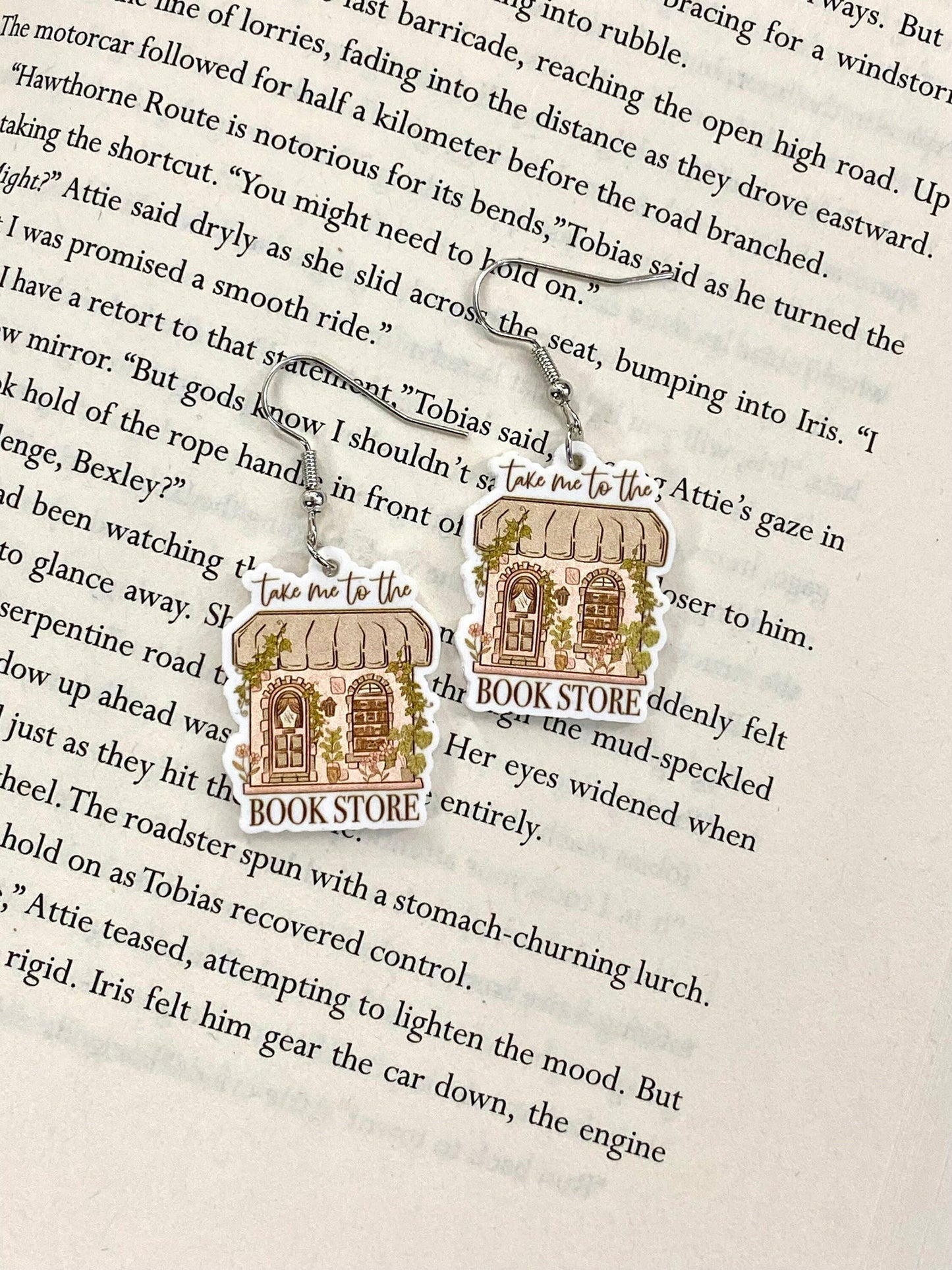 Bookstore Book Lovers Reader Library Earrings #2