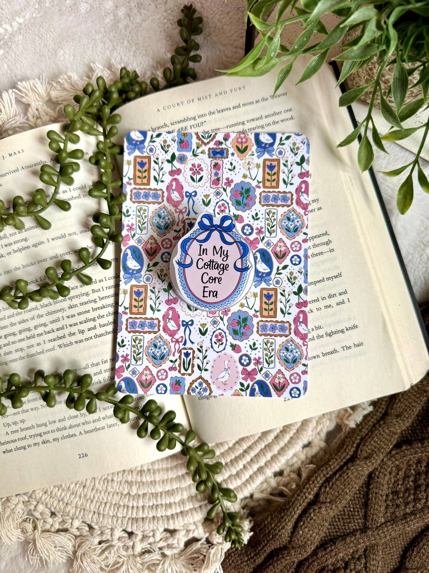 Couquette Kindle Grip - Coquette Phone Grip - Pretty Grip