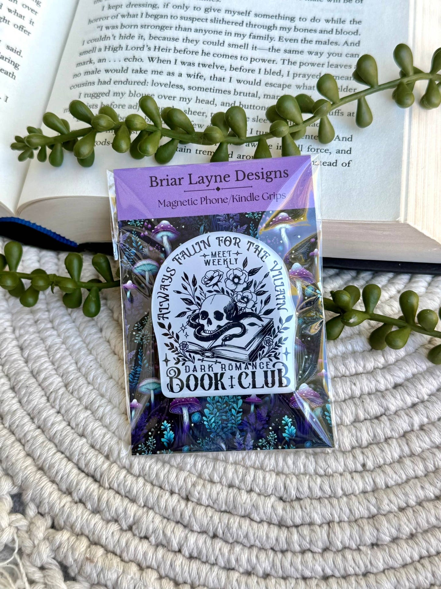 Bookish Reading Kindle Grip - Bookish Kindle Phone Grip