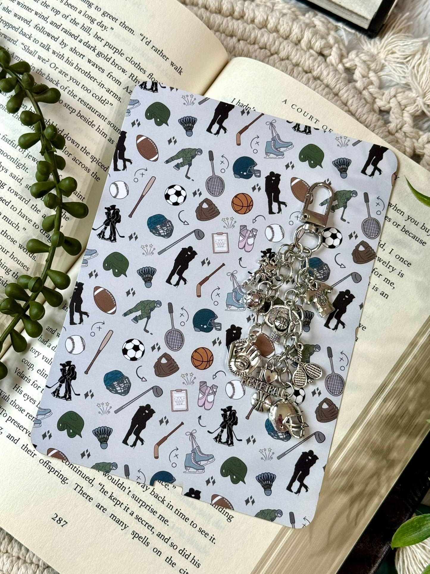 Sports Kindle Charm - Sports Phone Charm