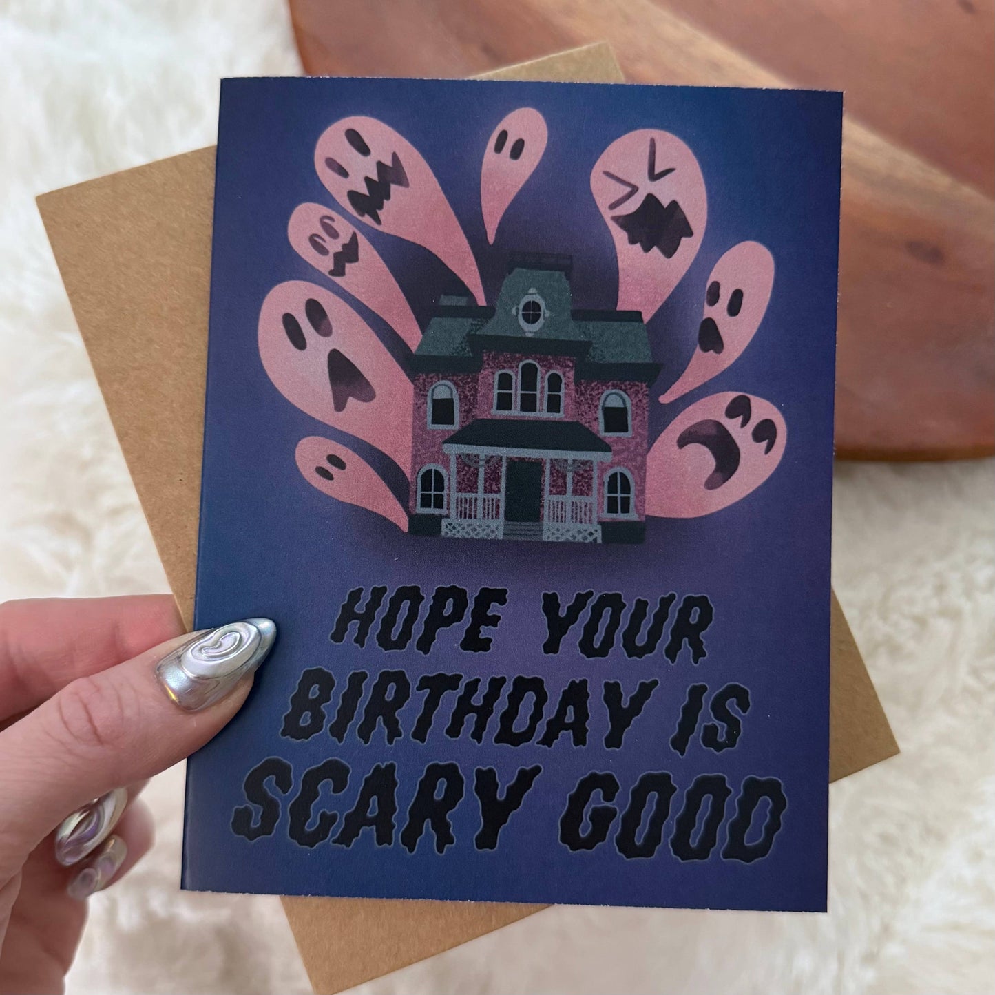 "Hope your birthday is scary good" Birthday Card