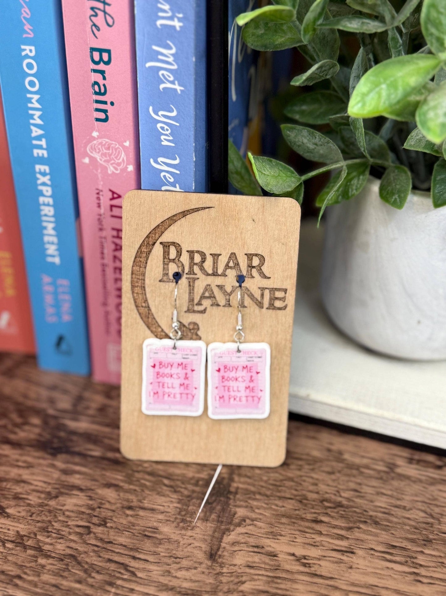 Book Lovers Reading Library Earrings