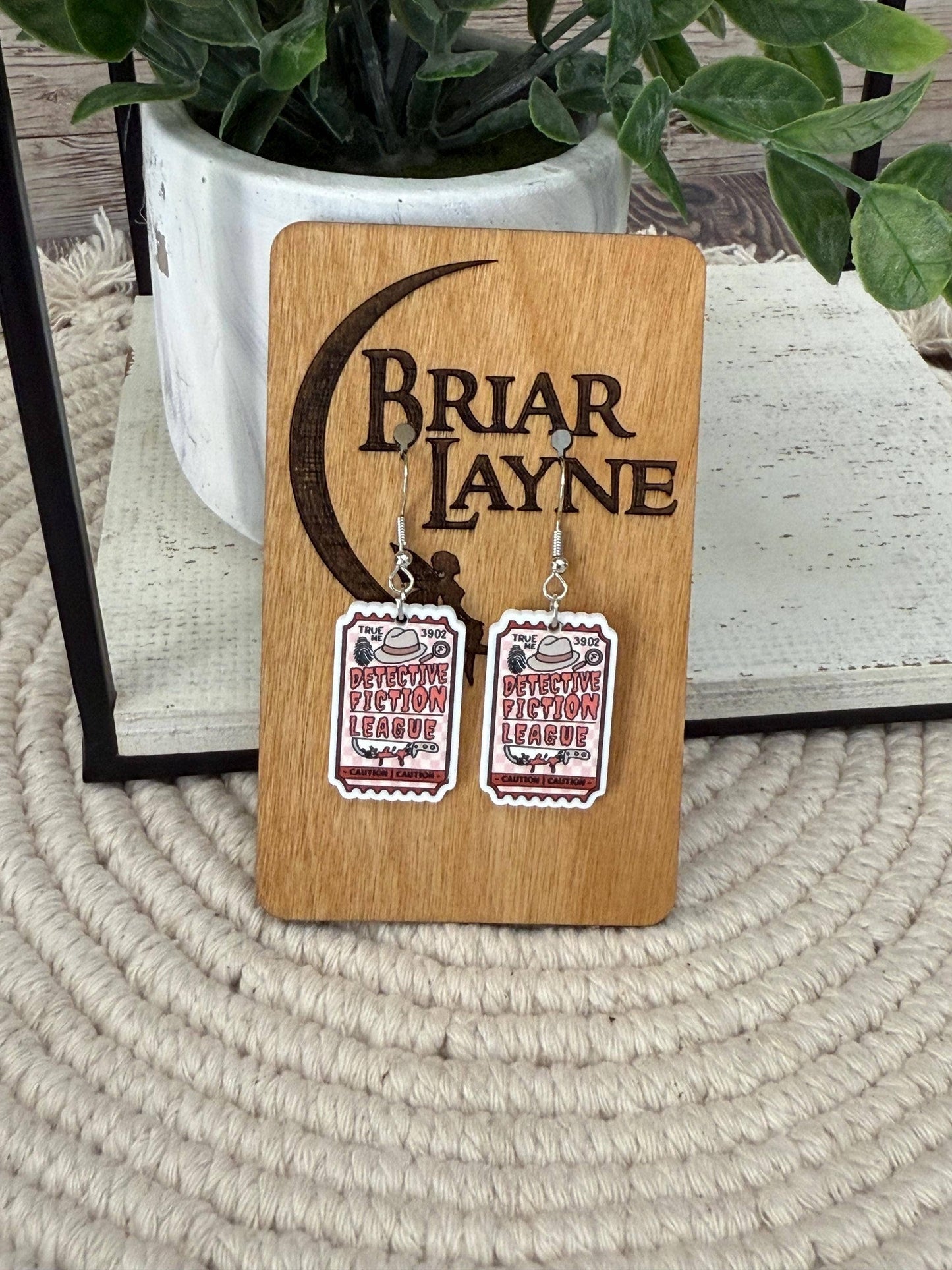 True Crime & Mystery Book Club Earrings #2