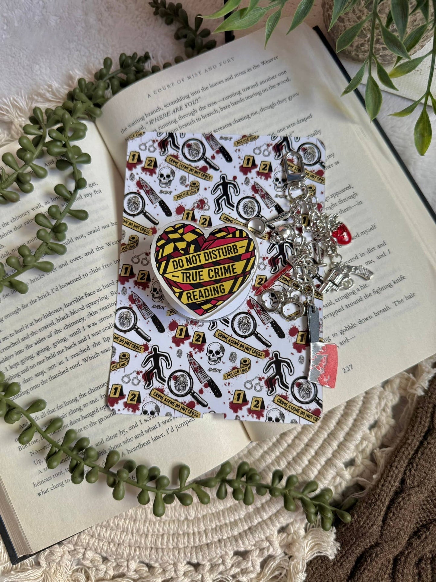 Crime Murder Kindle Grip - Crime Murder Kindle Phone Grip -