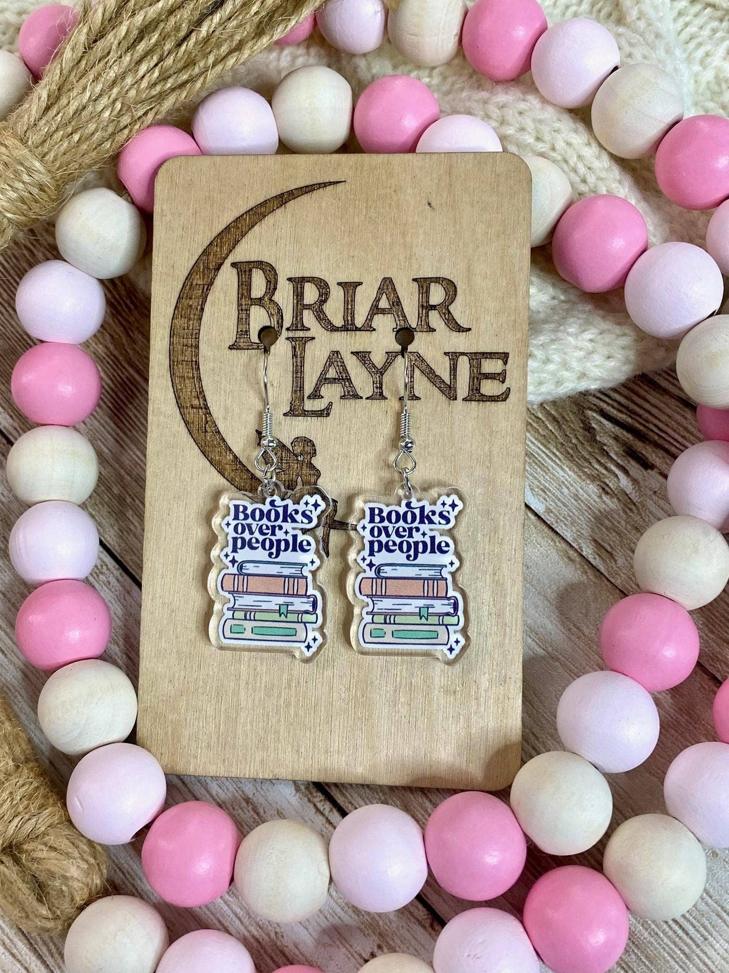 Book Lovers Earrings for Readers and Bookworms