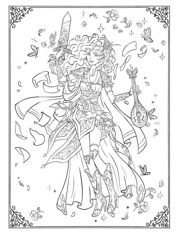 Knights of Tayrealm Coloring Book by