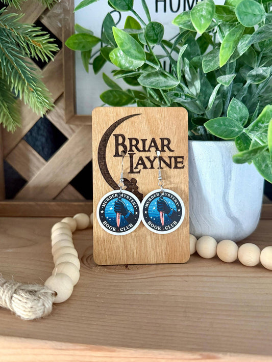 True Crime & Mystery Book Club Earrings #6