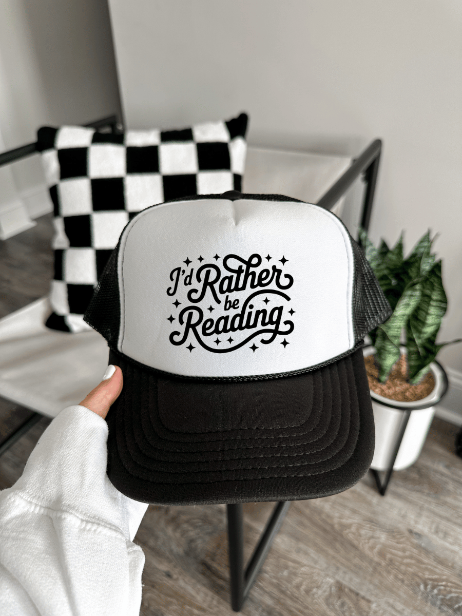 I'd Rather Be Reading Trucker Hat