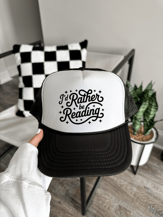 I'd Rather Be Reading Trucker Hat
