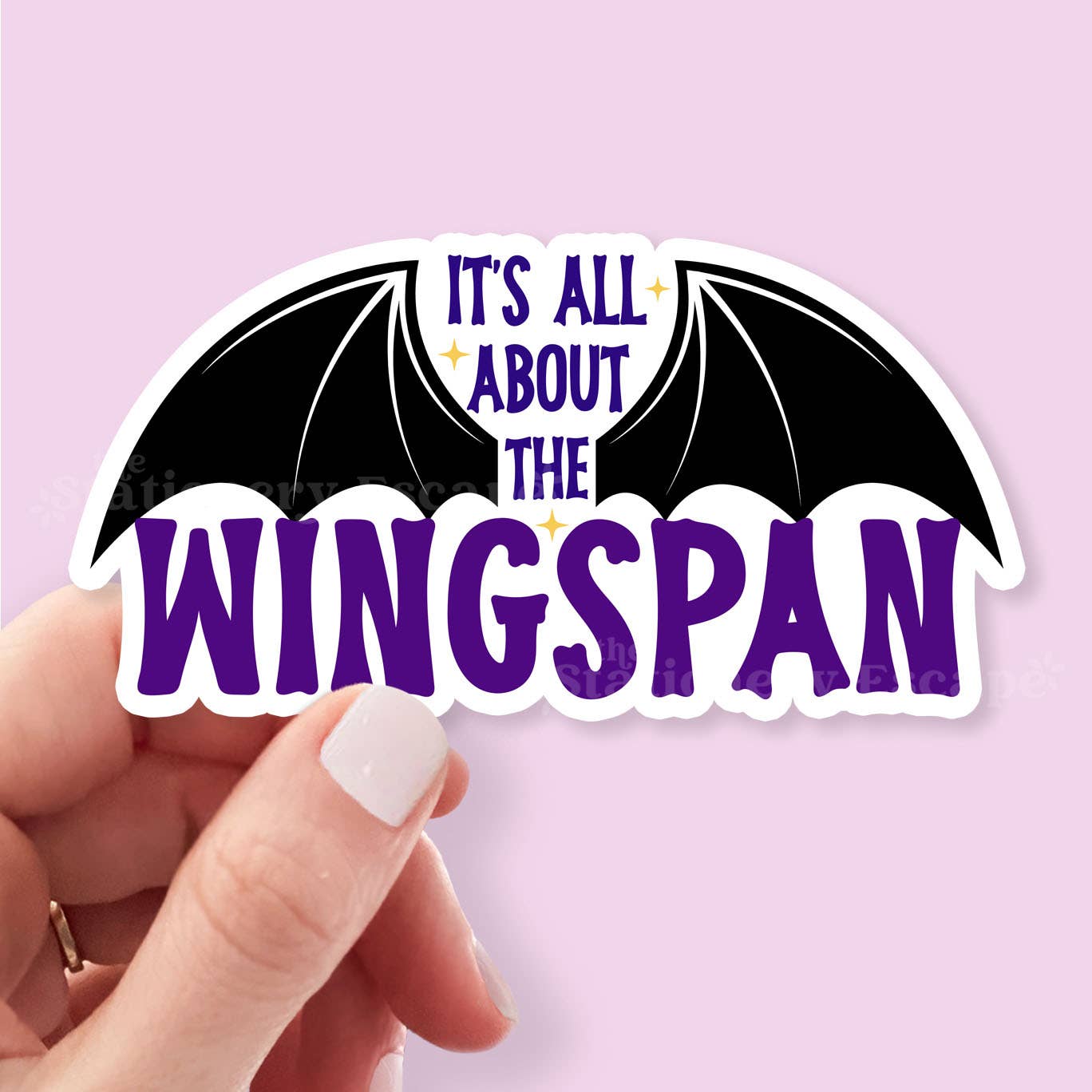 It's All About the Wingspan Sticker