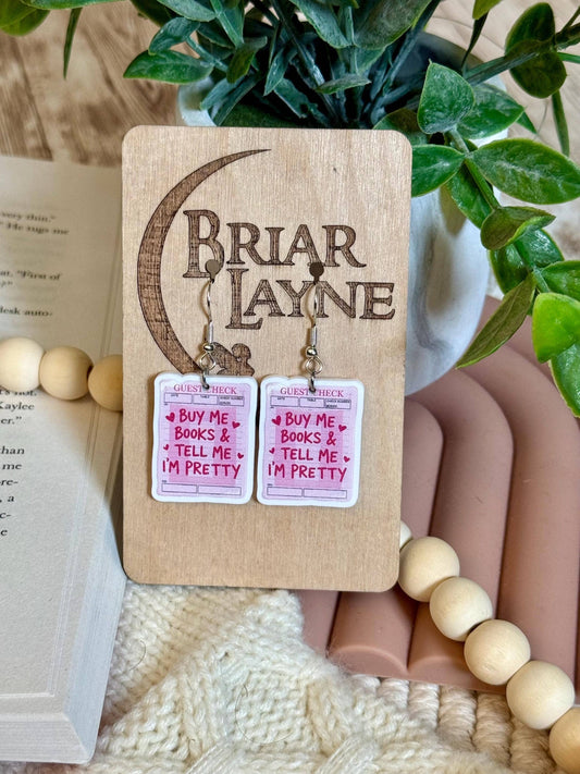 Book Lovers Reading Library Earrings