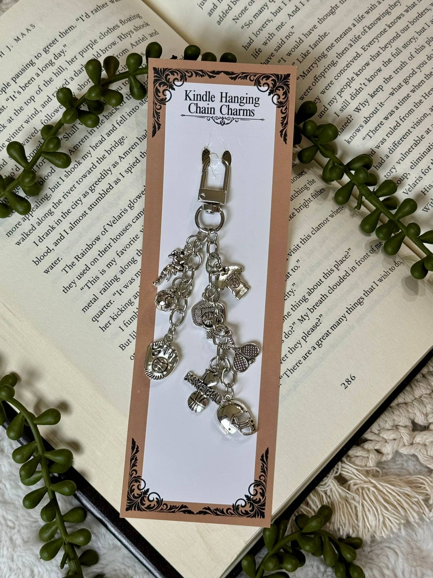 Sports Kindle Charm - Sports Phone Charm