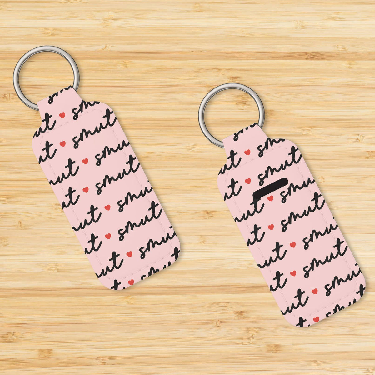 Smut Book Lover Lip Balm Holder Keychain