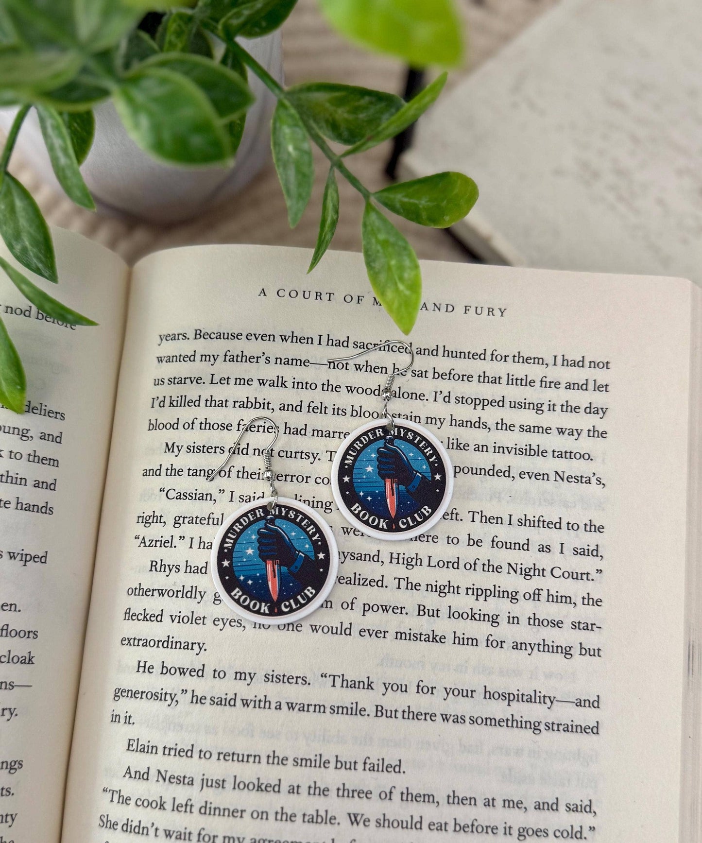 True Crime & Mystery Book Club Earrings #6