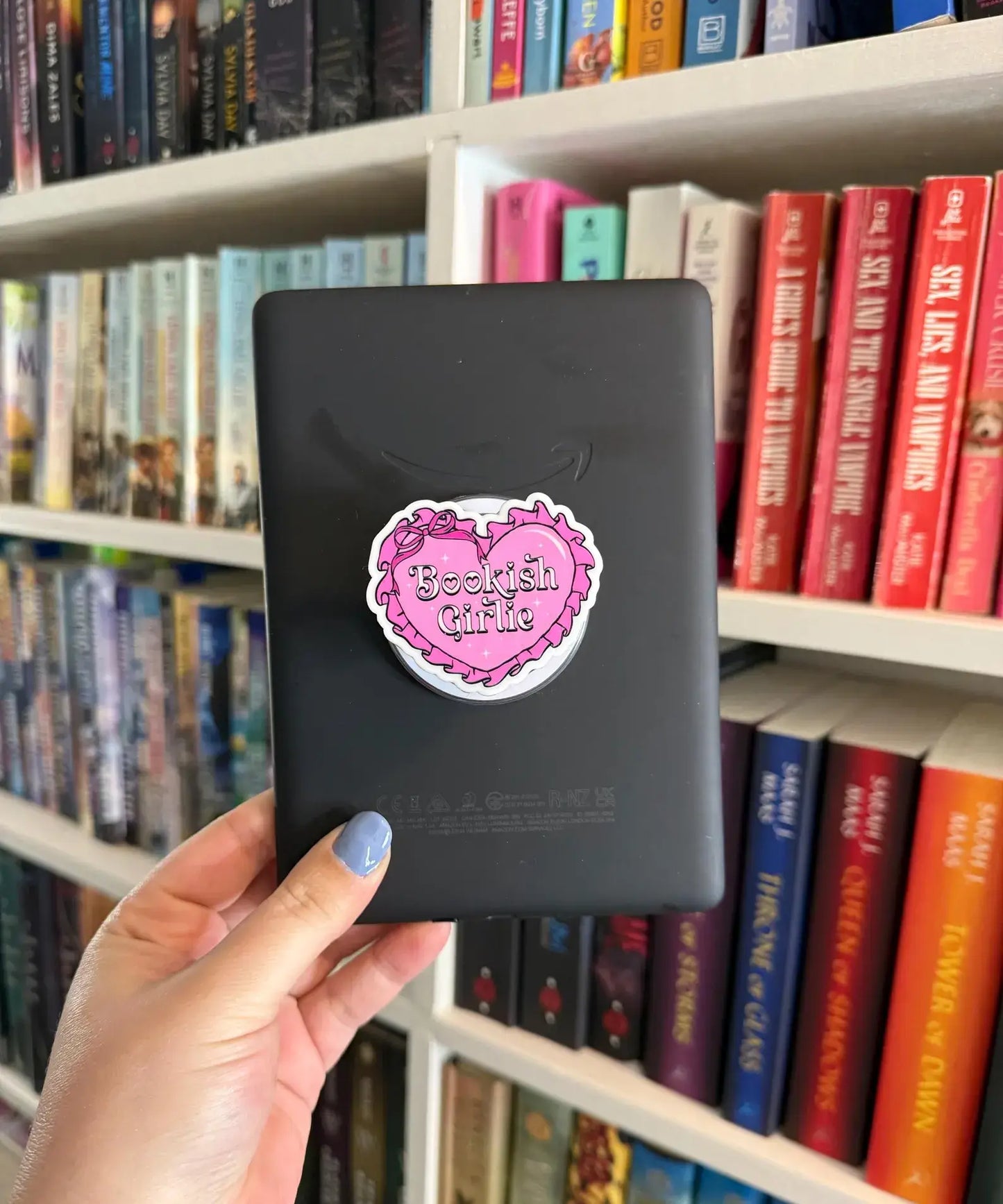 Bookish Reading Kindle Grip - Bookish Kindle Phone Grip -