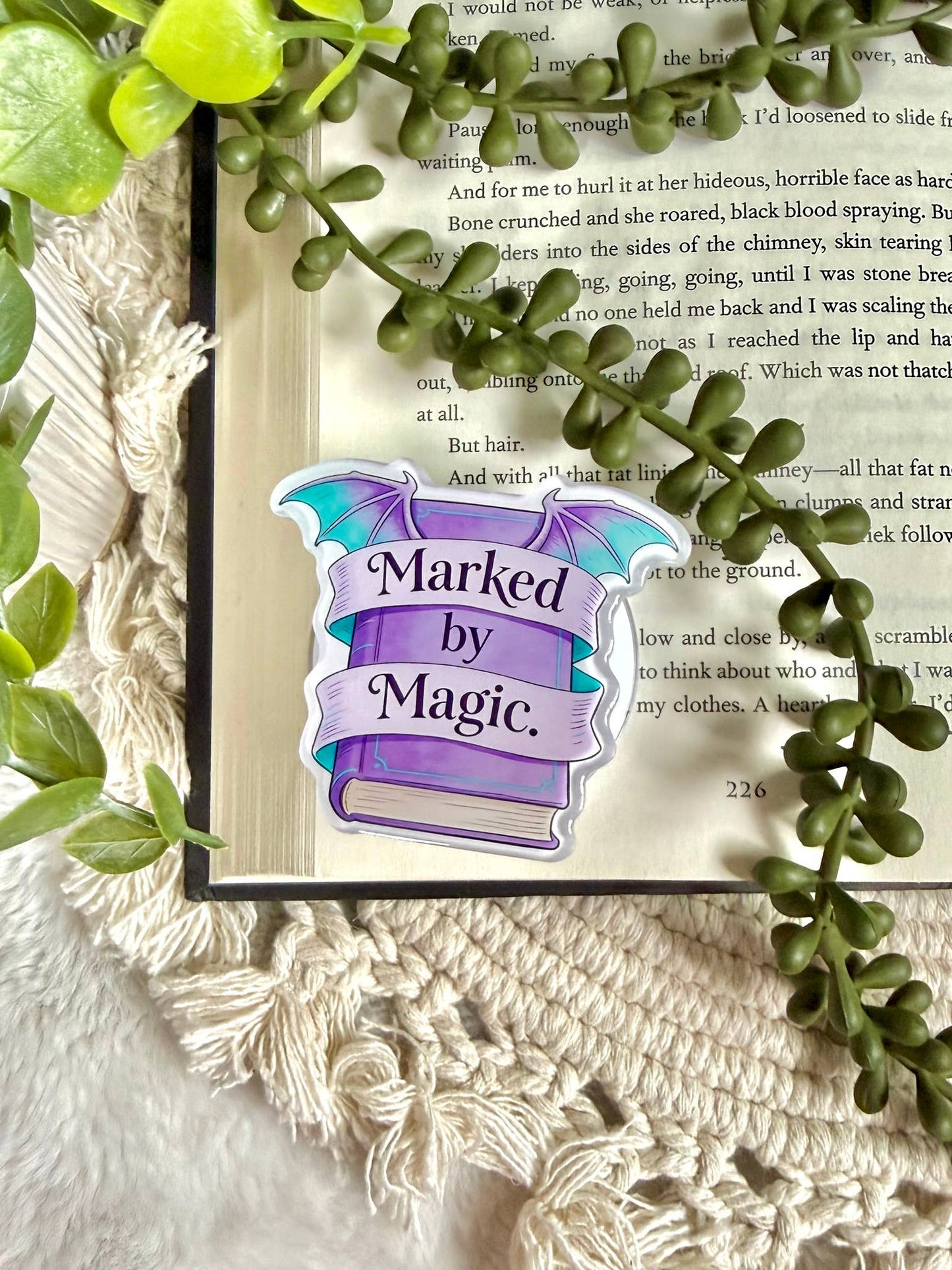 Fantasy Kindle Grip - Fantasy Phone Grip _ Romantasy Grip
