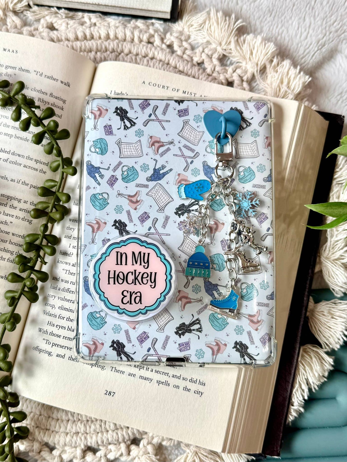 Hockey Kindle Charm - Hockey Phone Charm