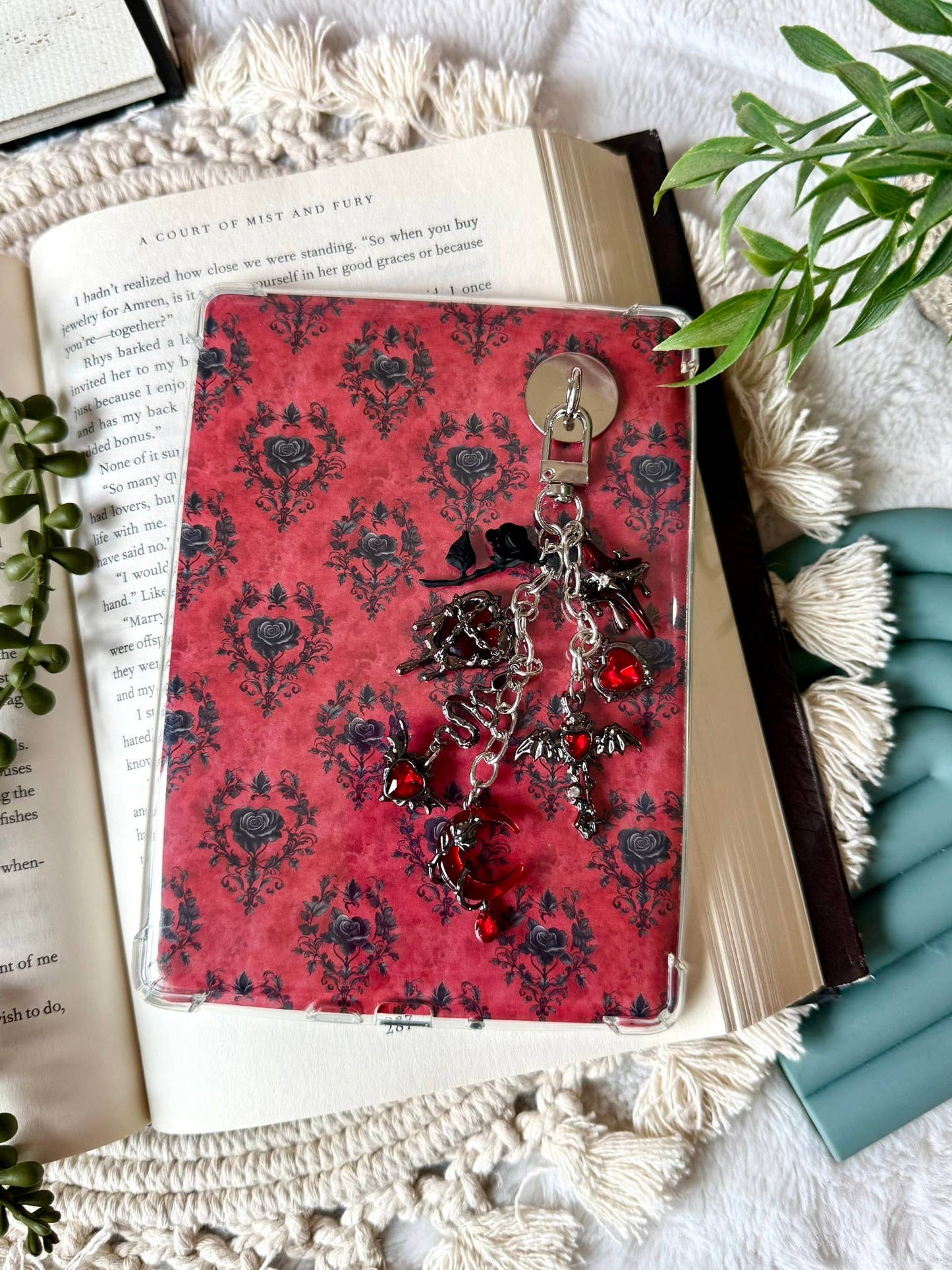 Dark Romance Kindle Charm - Dark Romance Phone Charm