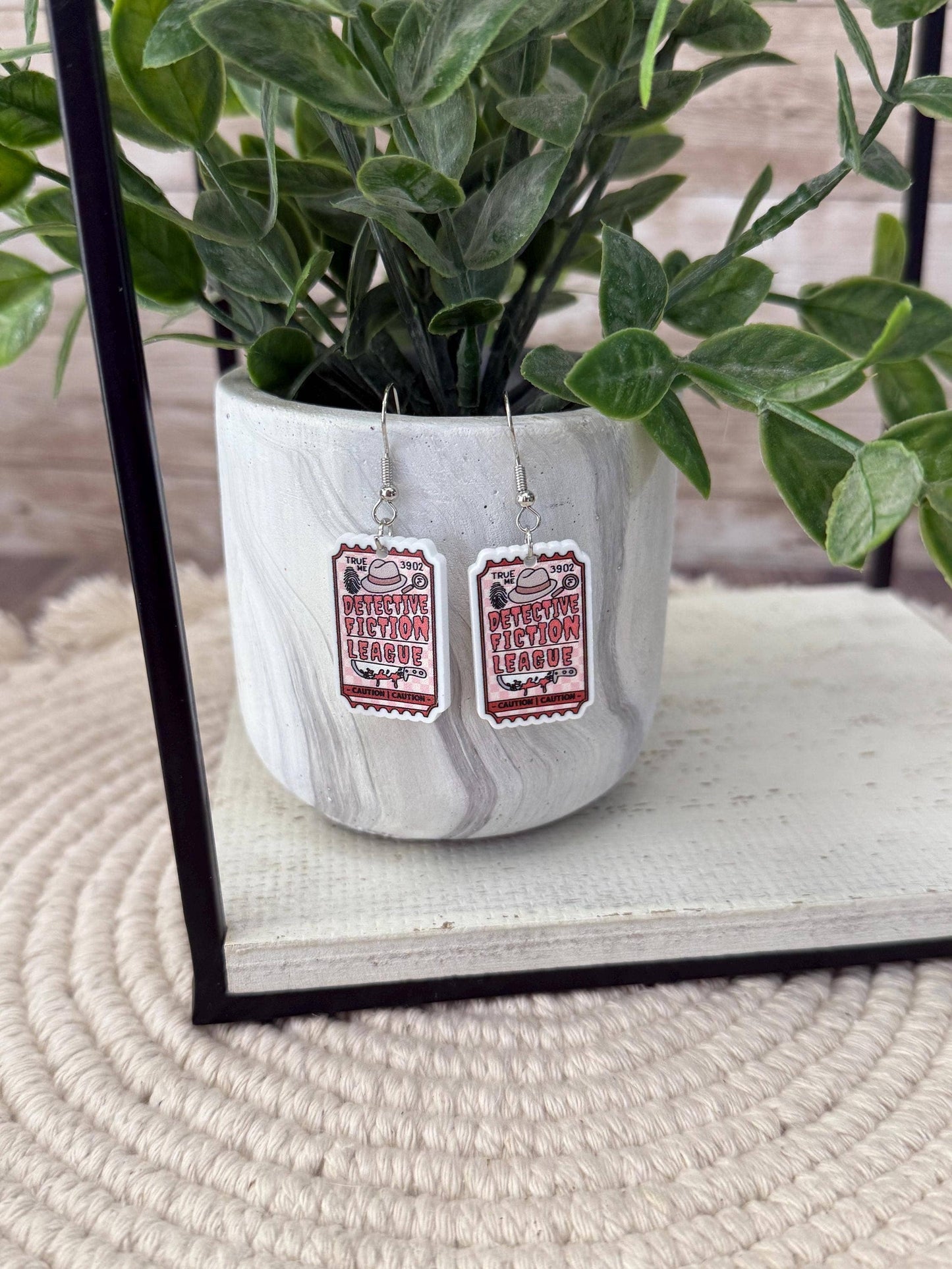 True Crime & Mystery Book Club Earrings #2