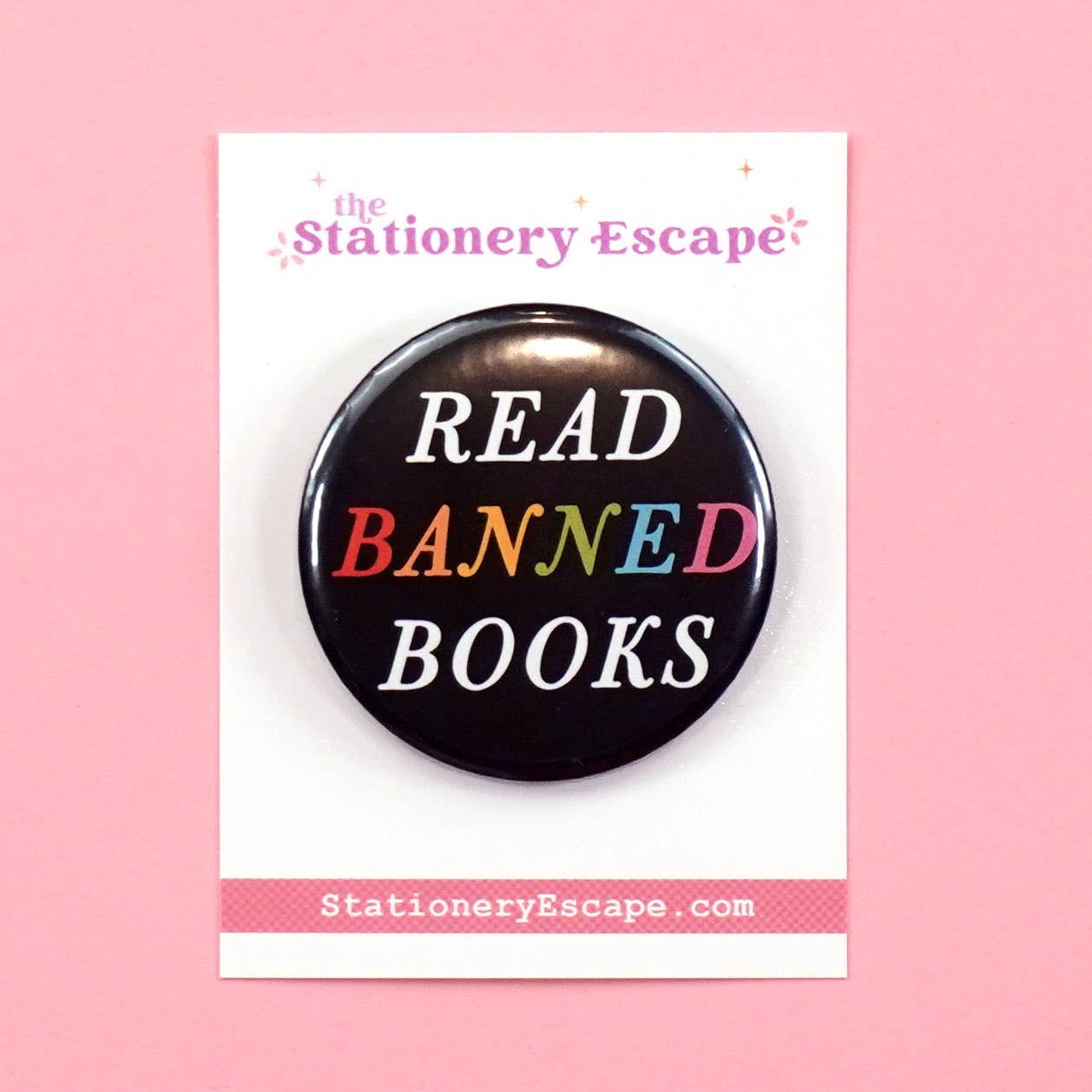 Read Banned Books Button or Magnet