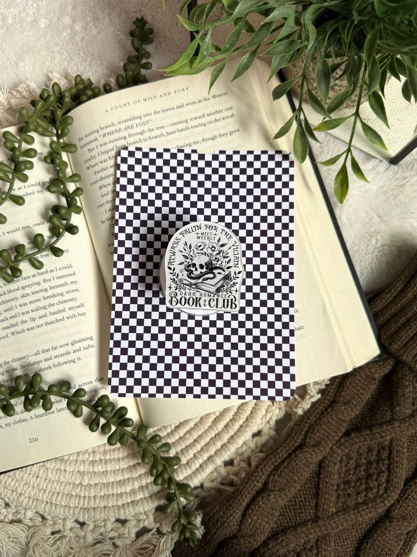 Bookish Reading Kindle Grip - Bookish Kindle Phone Grip