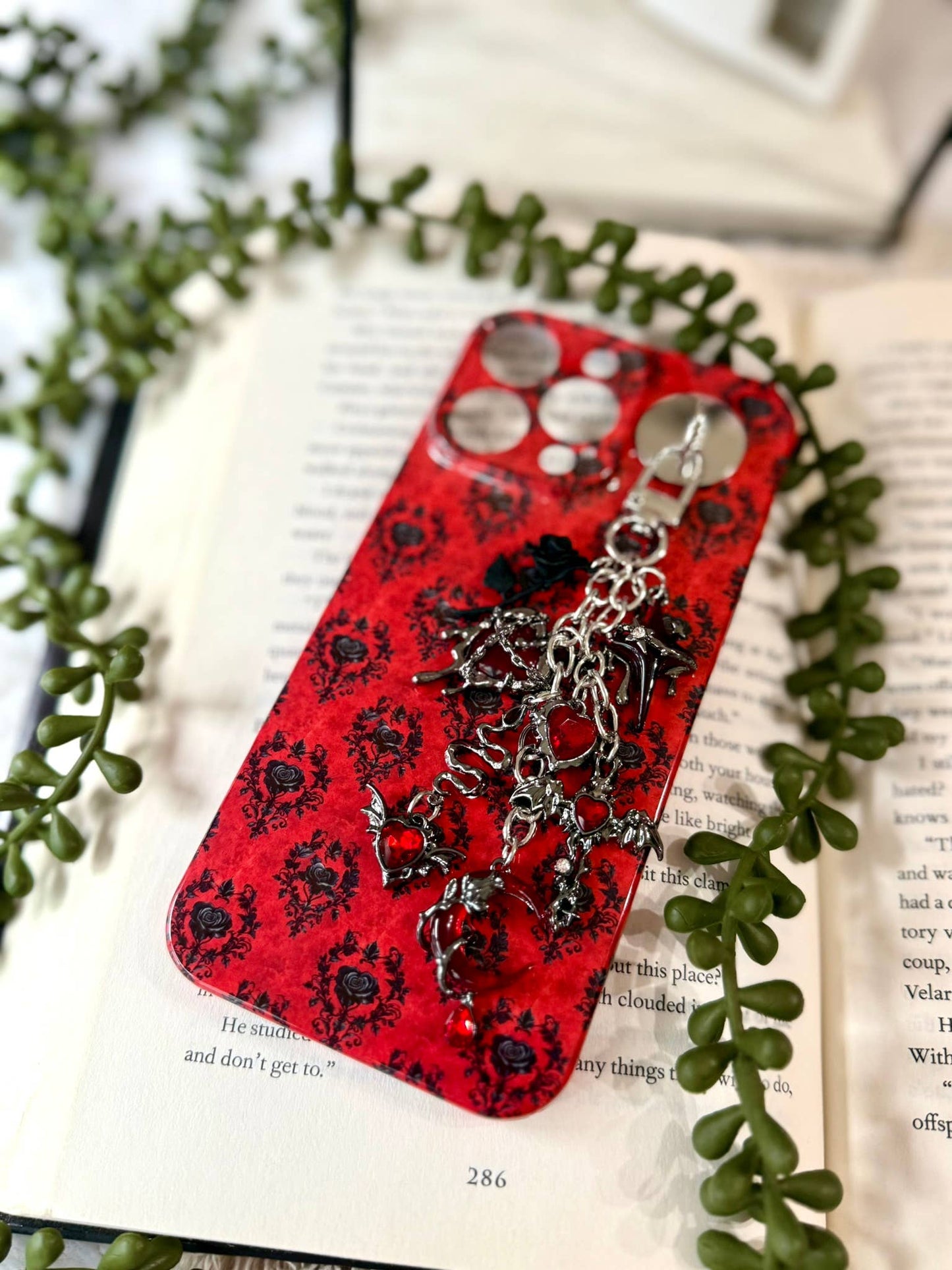 Dark Romance Kindle Charm - Dark Romance Phone Charm