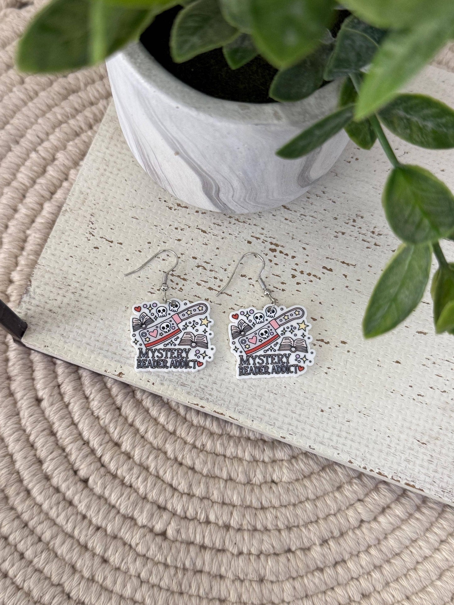 True Crime & Mystery Book Club Earrings #3
