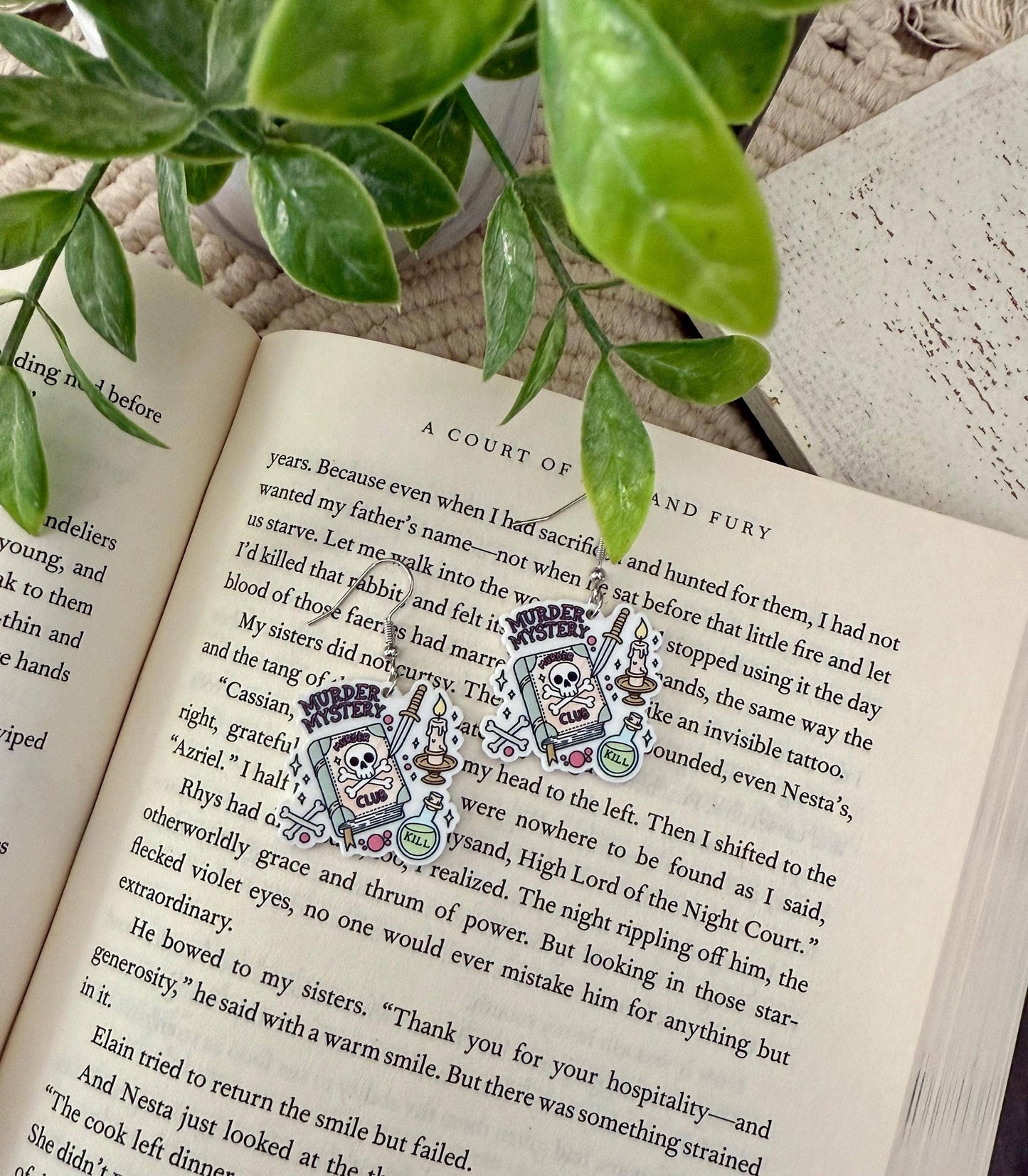 True Crime & Mystery Book Club Earrings #4