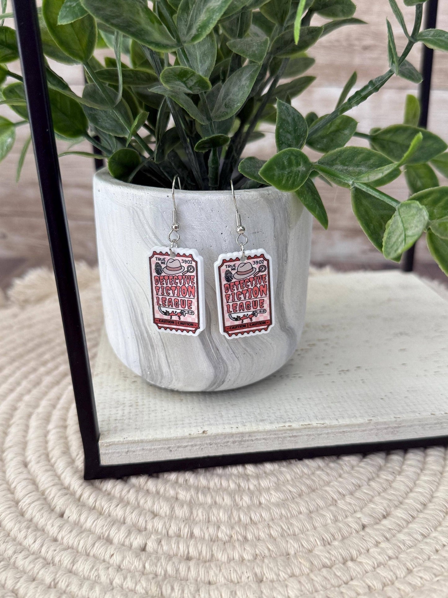 True Crime & Mystery Book Club Earrings #2