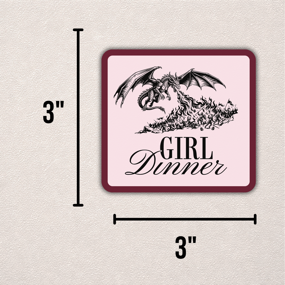 Girl Dinner - Dragon | Sticker