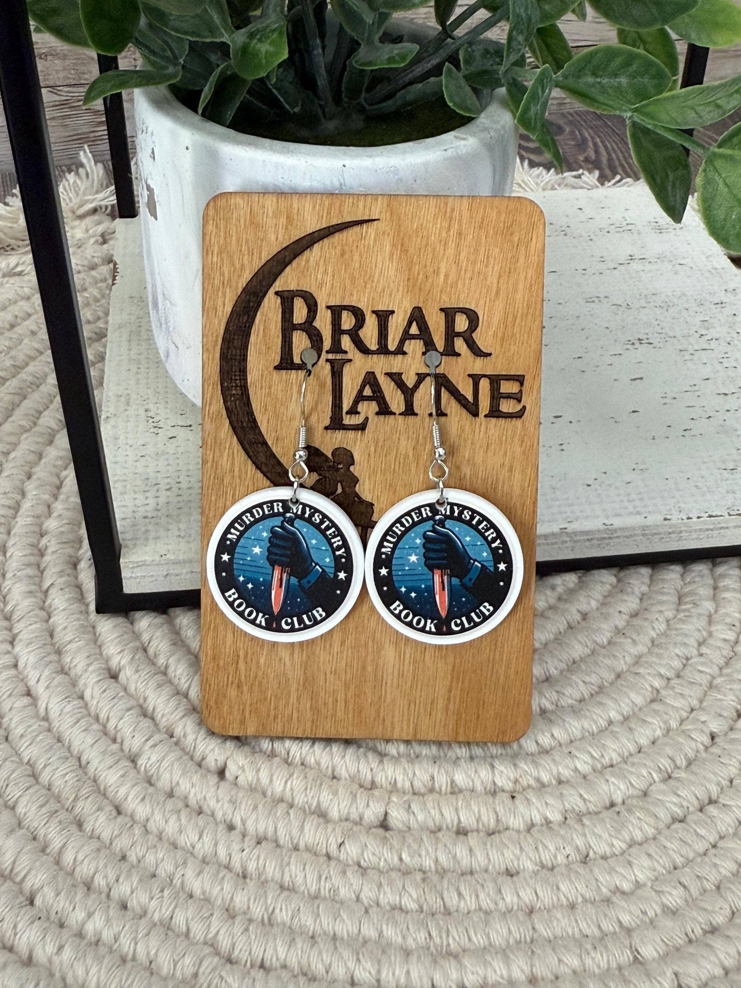 True Crime & Mystery Book Club Earrings #6