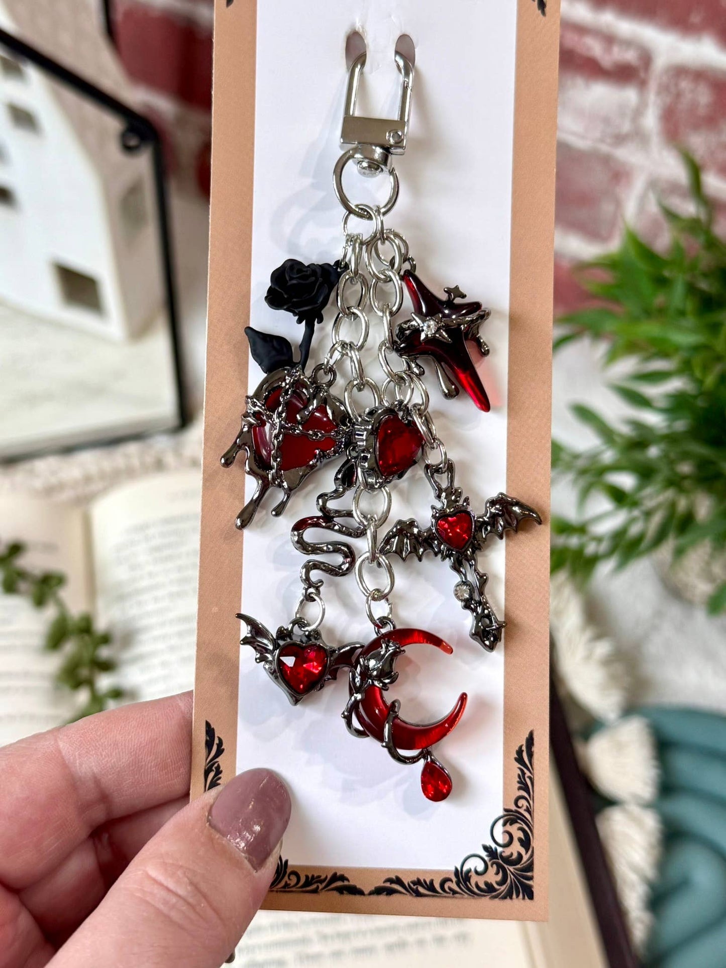 Dark Romance Kindle Charm - Dark Romance Phone Charm