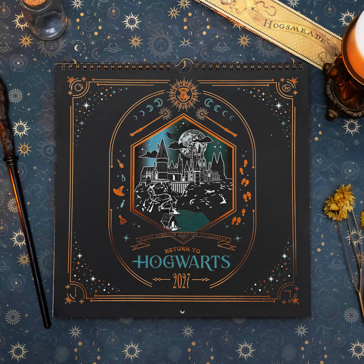 Harry Potter Return to Hogwarts 2027 Spiral Wall Calendar