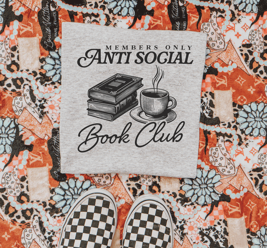 Anti Social Book Club Graphic tee