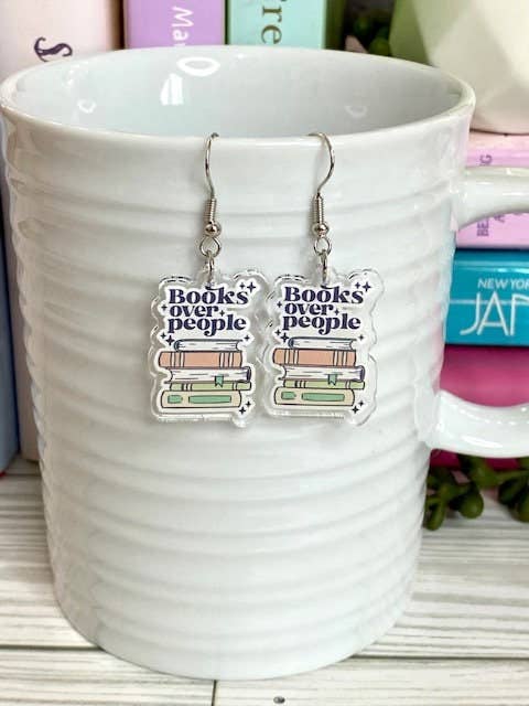 Book Lovers Earrings for Readers and Bookworms