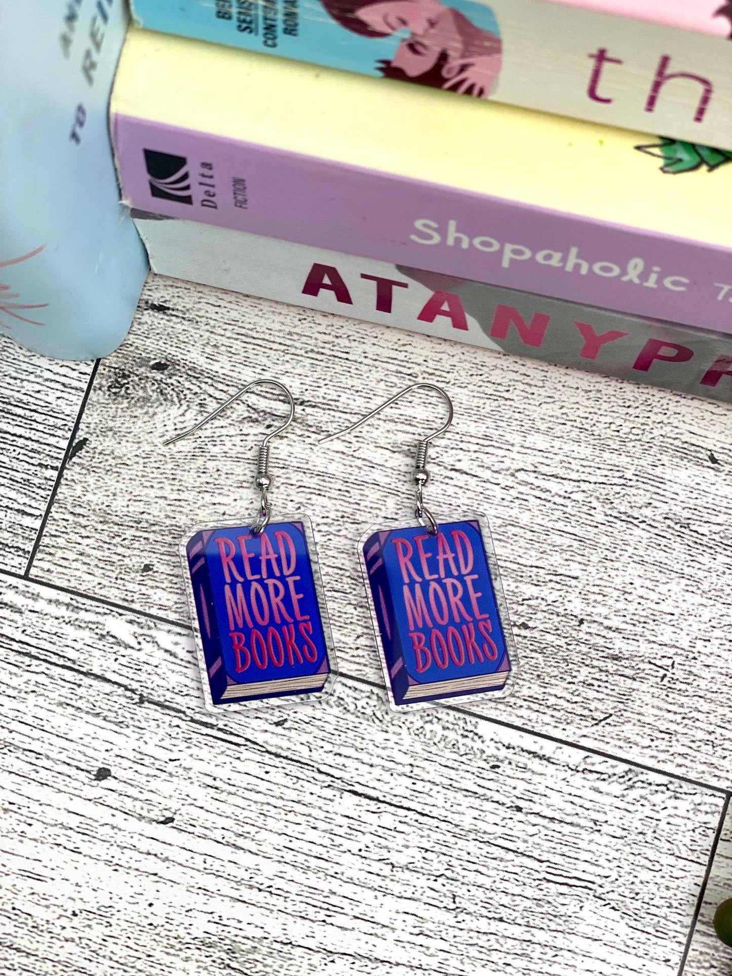 Read More Books Earrings for Book Lovers