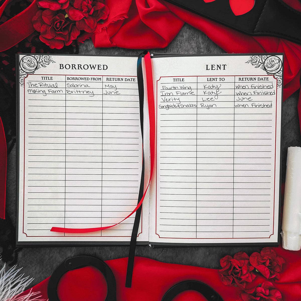 A Little Wicked Reading Journal (Original Artwork)