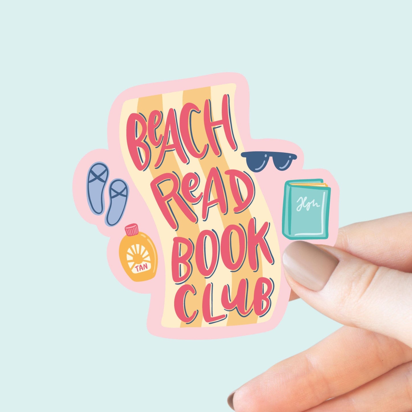 Beach Read Book Club Sticker