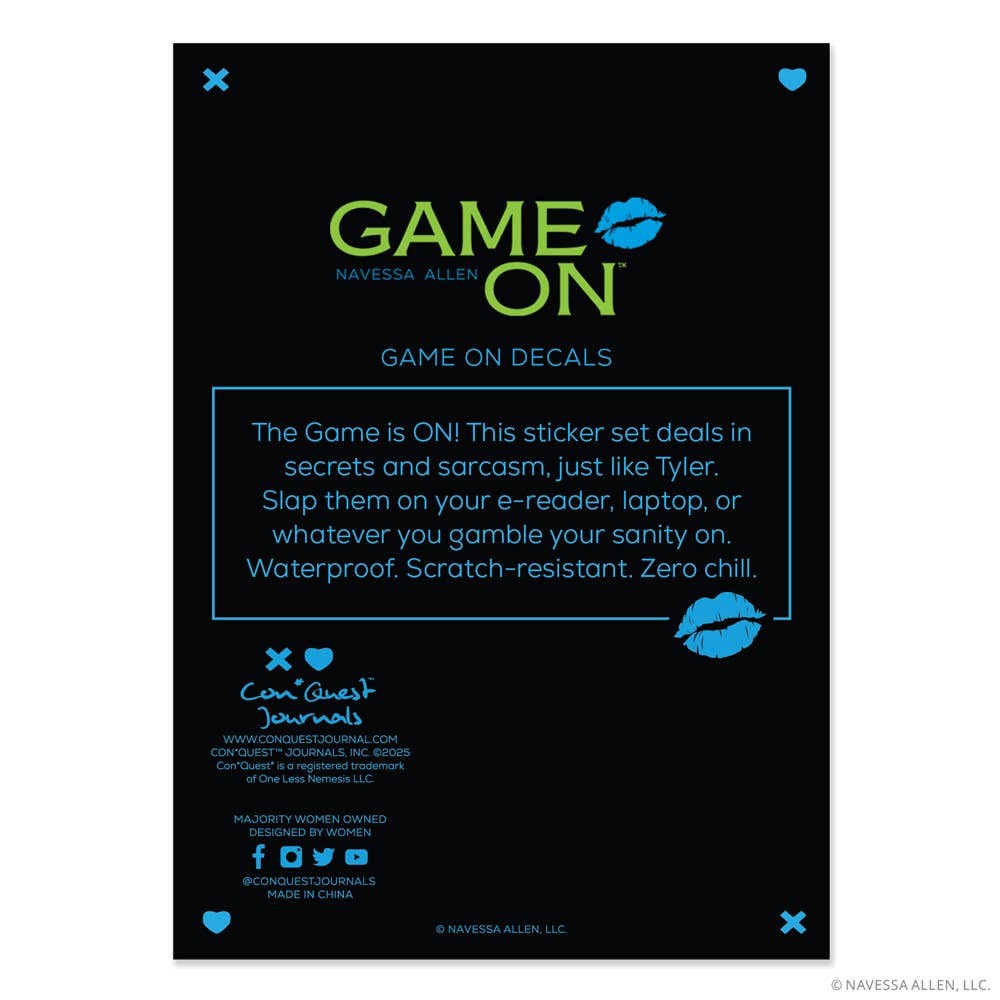 (10-Pack) Game On Decals