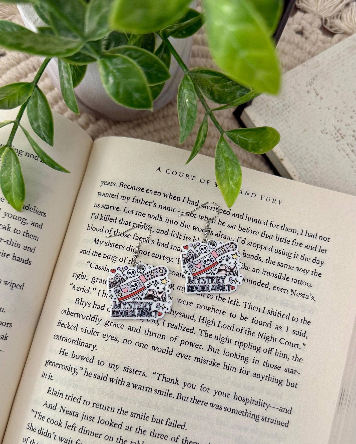 True Crime & Mystery Book Club Earrings #3
